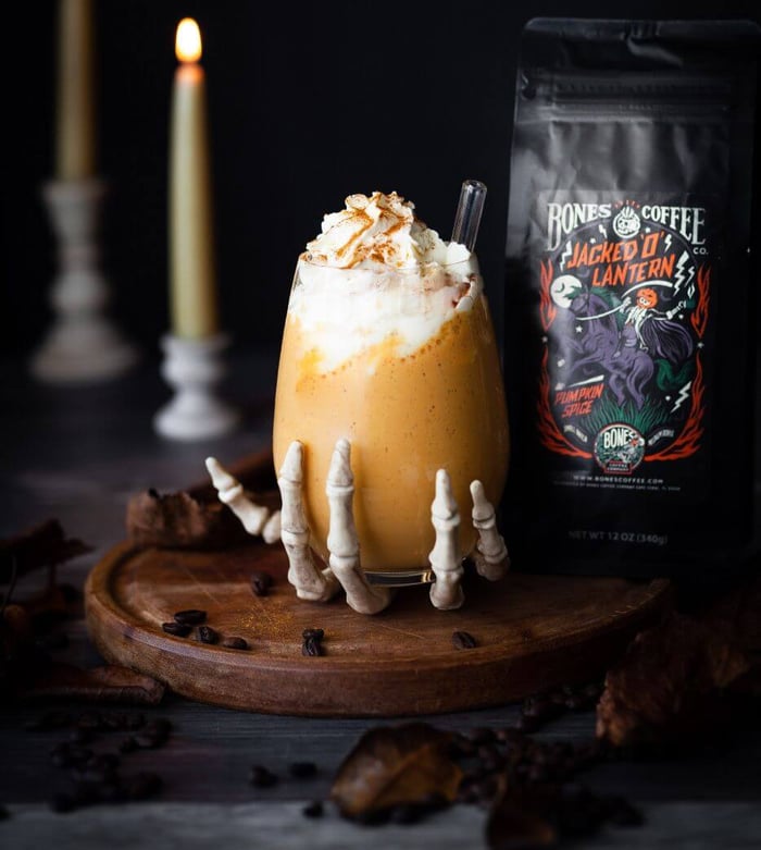 Recipe: Bones Coffee Jacked 'O' Lantern Pumpkin Butter Shake