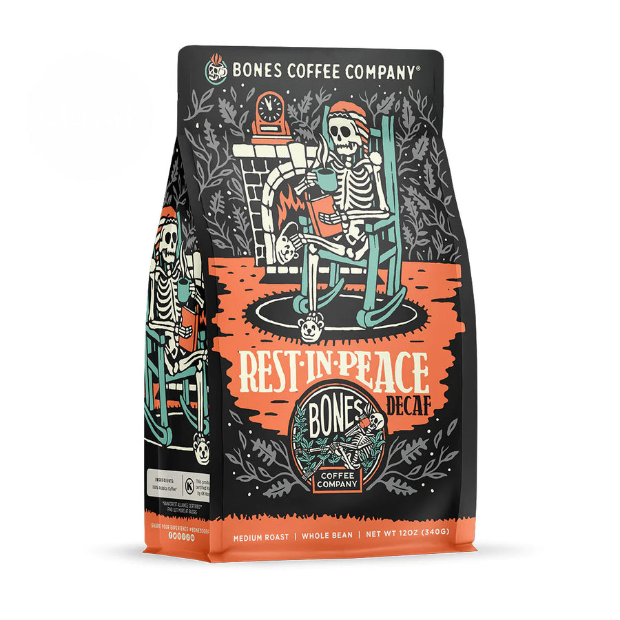 Rest-In-Peace Decaf | 12oz Decaffeinated Coffee